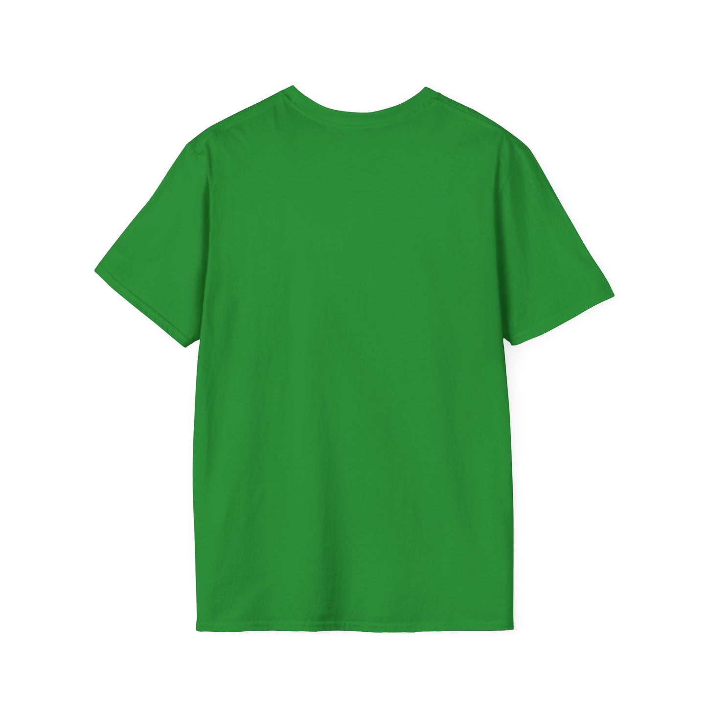 Unisex Soft-Style T-Shirt with QSJ Logo(Black/white)