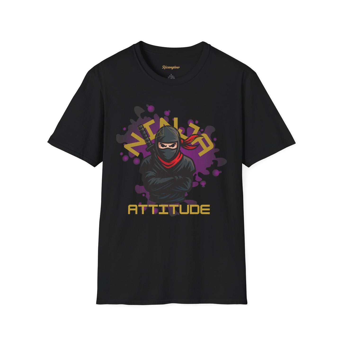 "NINJA ATTITUDE" Unisex Softstyle T-Shirt