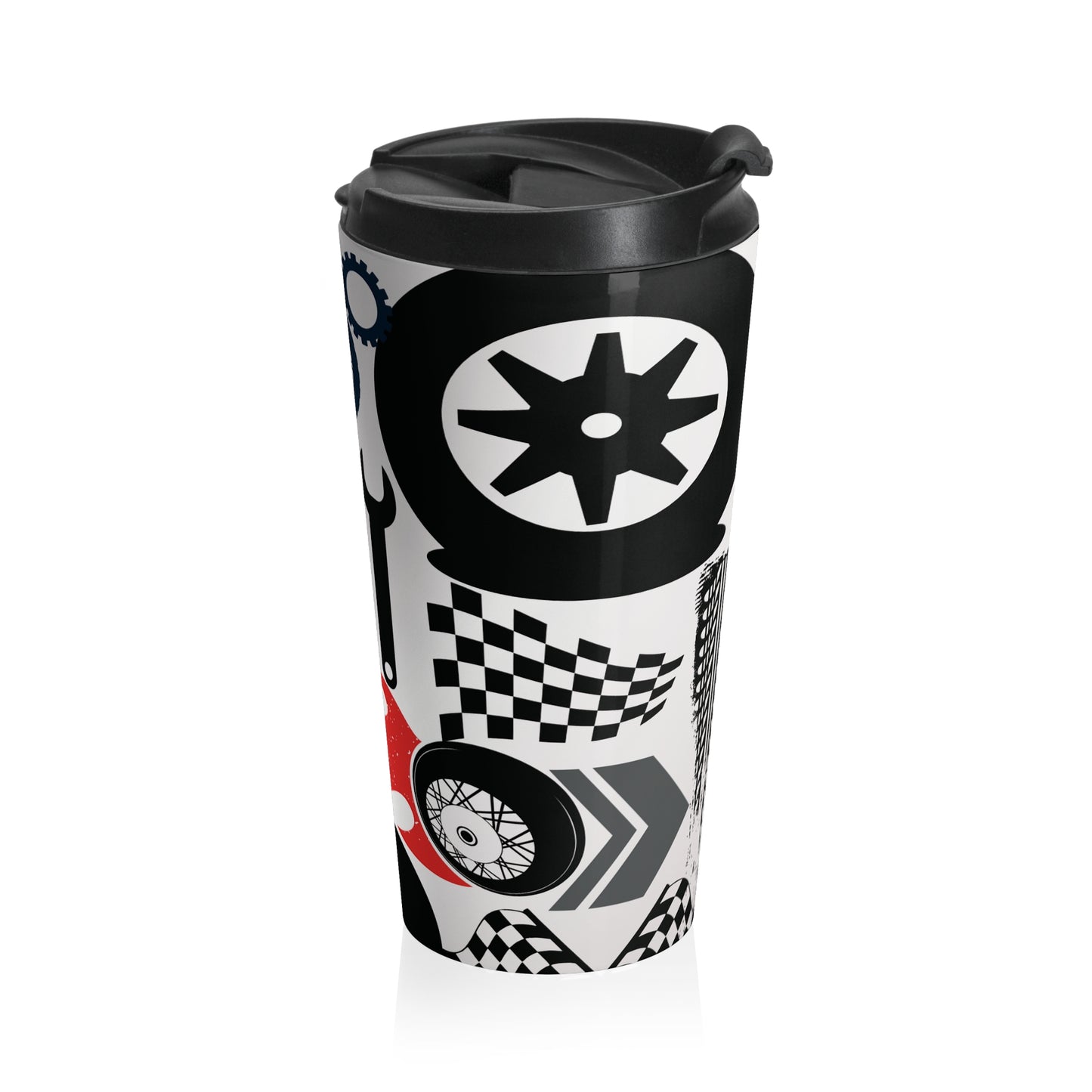 "Power Motorcycle" Stainless Steel Travel Mug