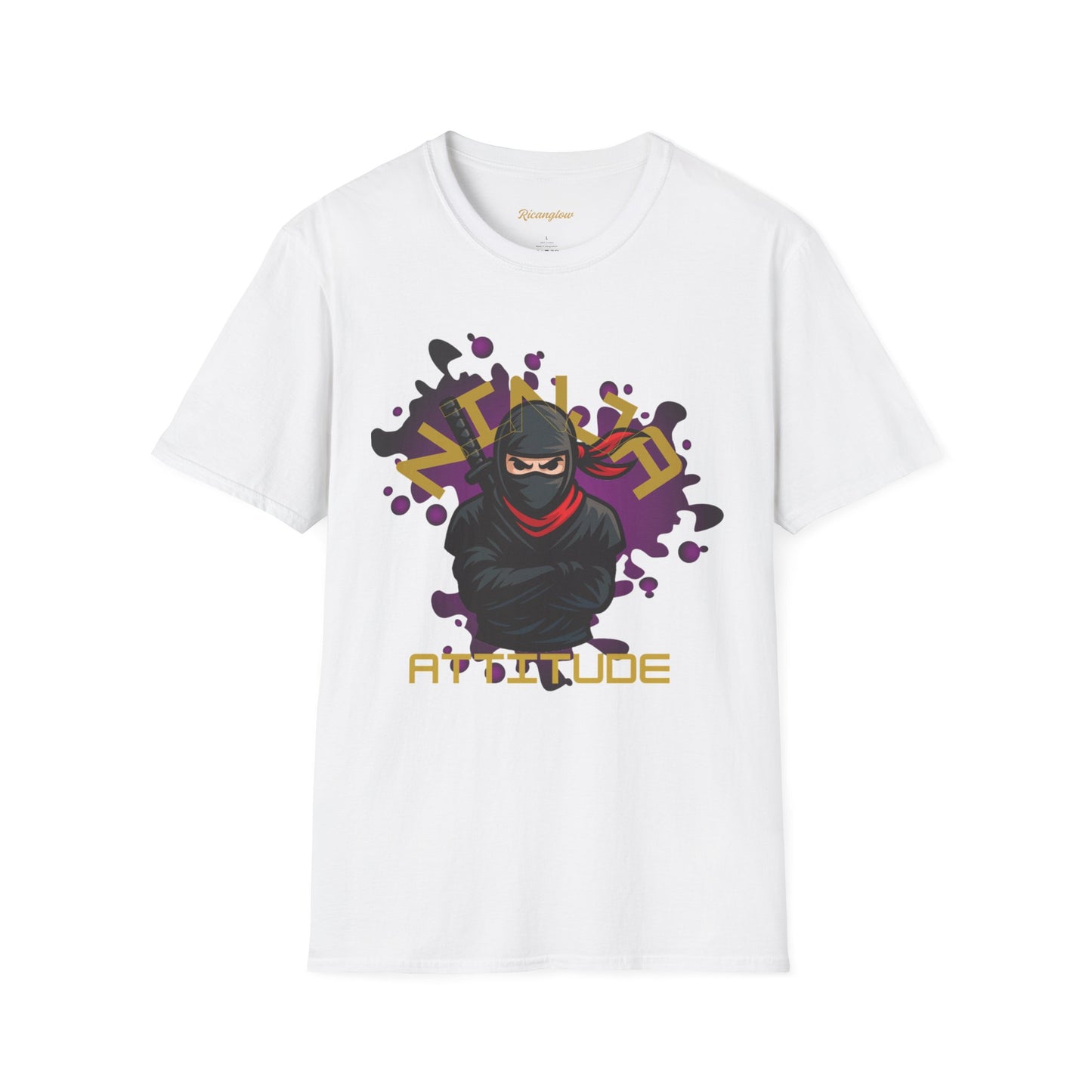 "NINJA ATTITUDE" Unisex Softstyle T-Shirt