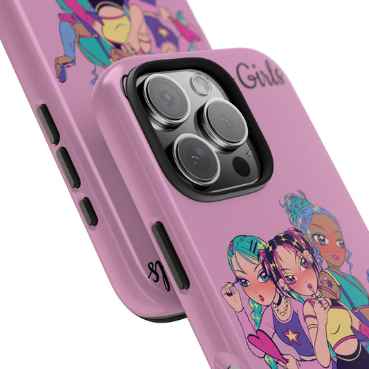 "Girls Make-up" Tough Phone Cases, Durable Covers
