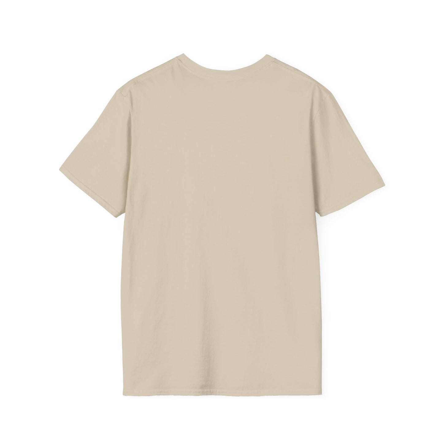 Unisex Soft-Style T-Shirt with QSJ Logo(Black/white)