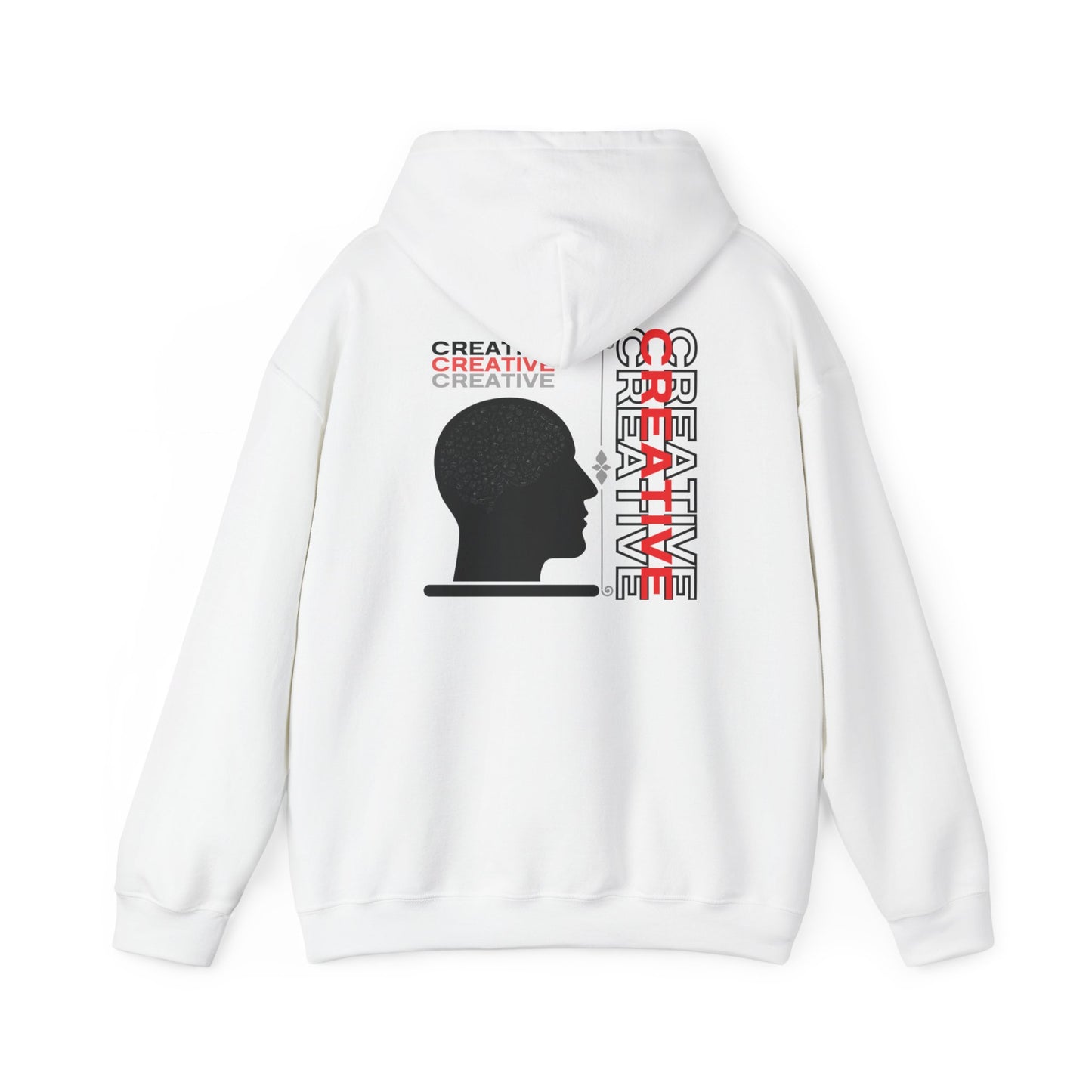 "CREATIVE" (*Back print*)Unisex Hoodie Sweatshirt | Cozy Pullover | Everyday Wear