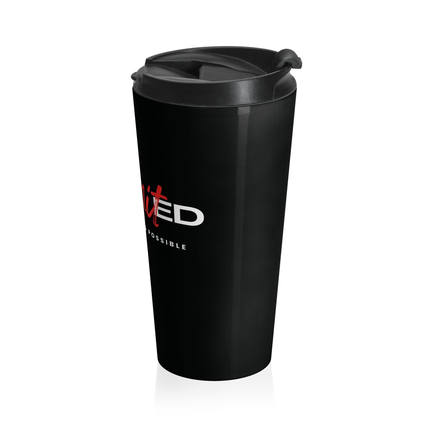 "Unlimited" Stainless Steel Travel Mug