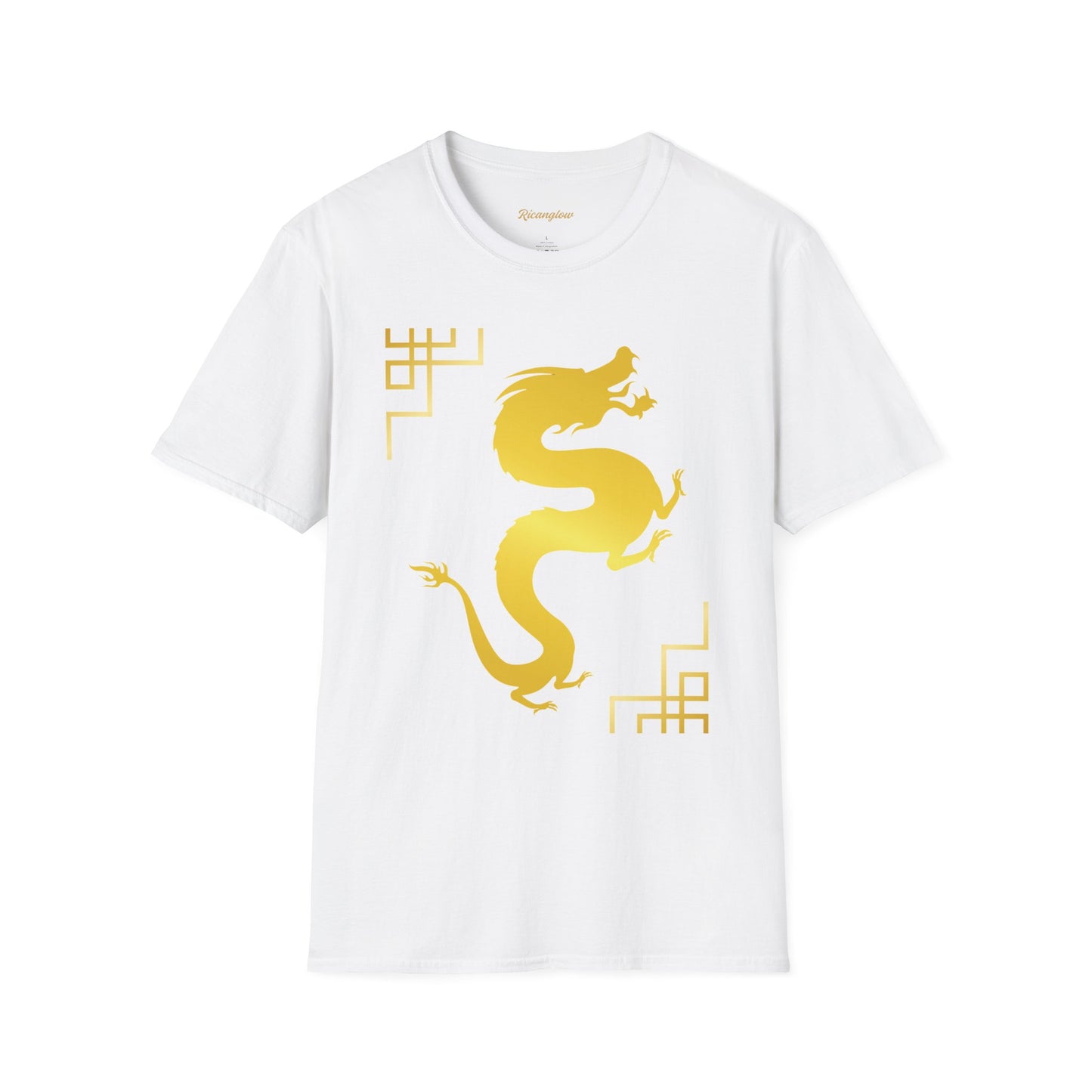 "Gold Dragon" Unisex Softstyle T-Shirt