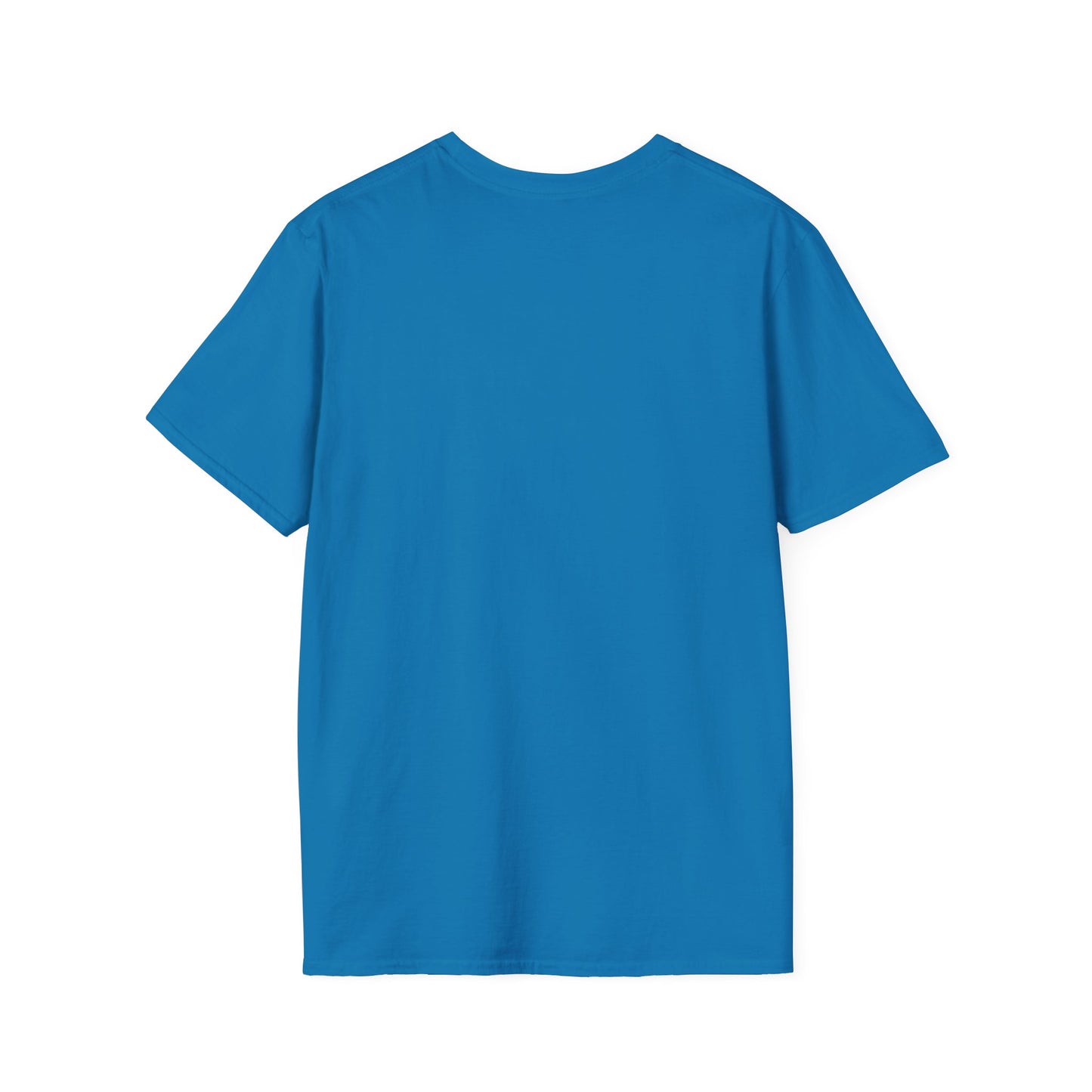 Unisex Soft-Style T-Shirt with QSJ Logo(Black/white)