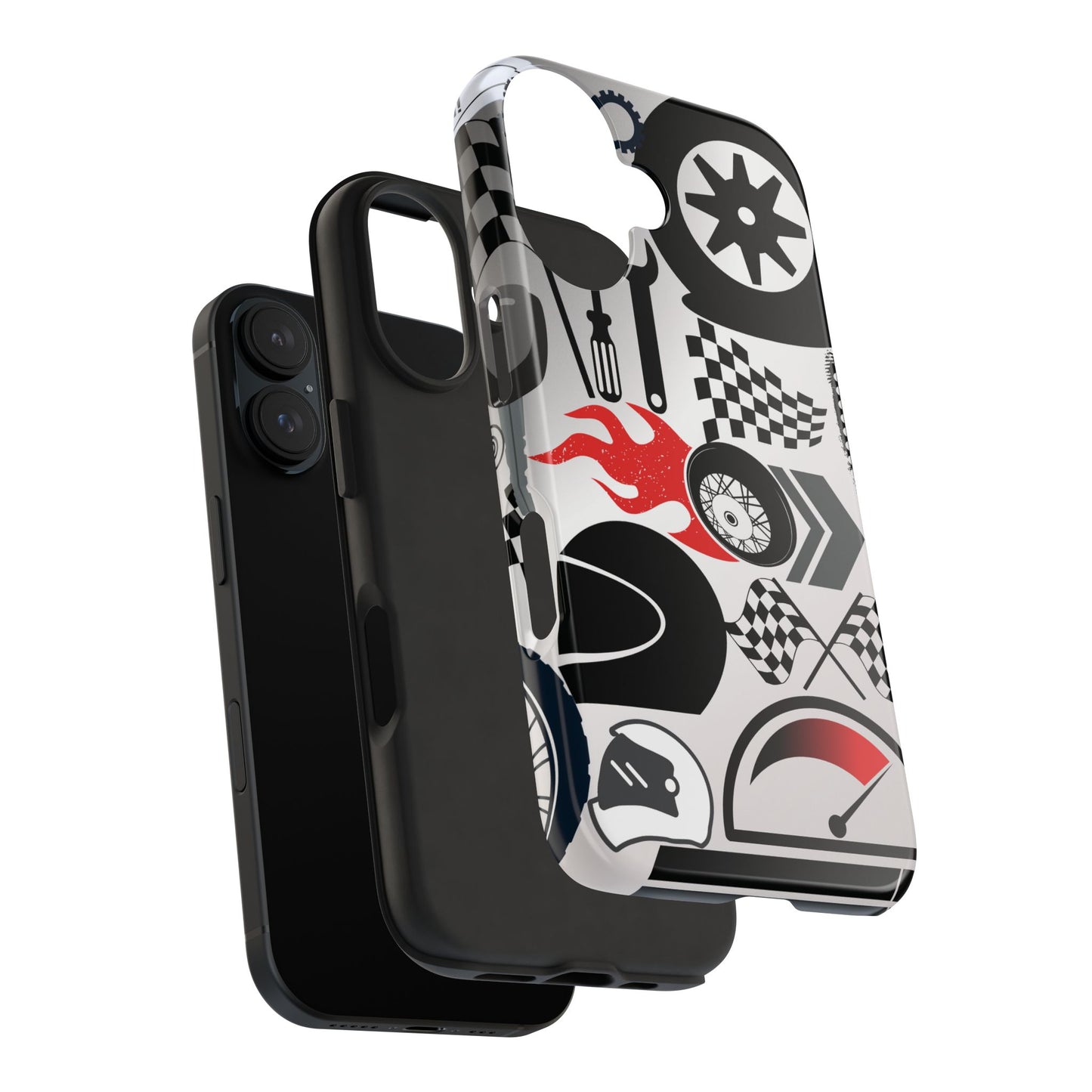 "Power Motorcycle" Tough Phone Cases, Durable Covers