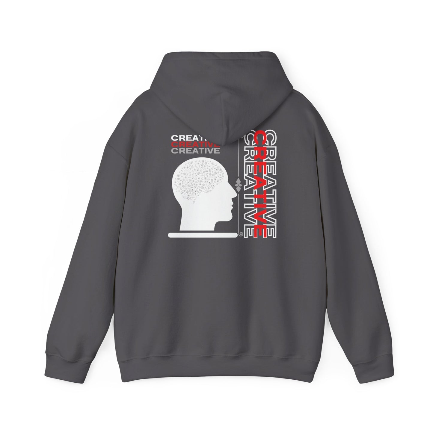 "CREATIVE" (*Back print*)Unisex Hoodie Sweatshirt | Cozy Pullover | Everyday Wear