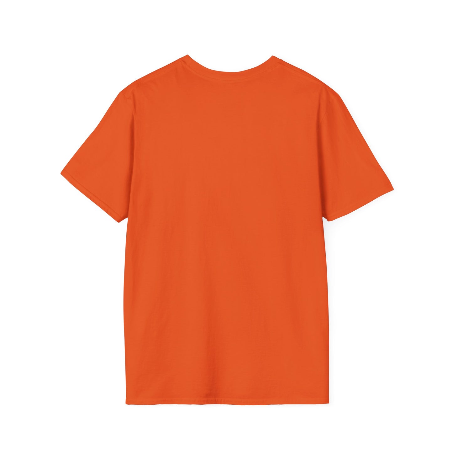 Unisex Soft-Style T-Shirt with QSJ Logo(Black/white)