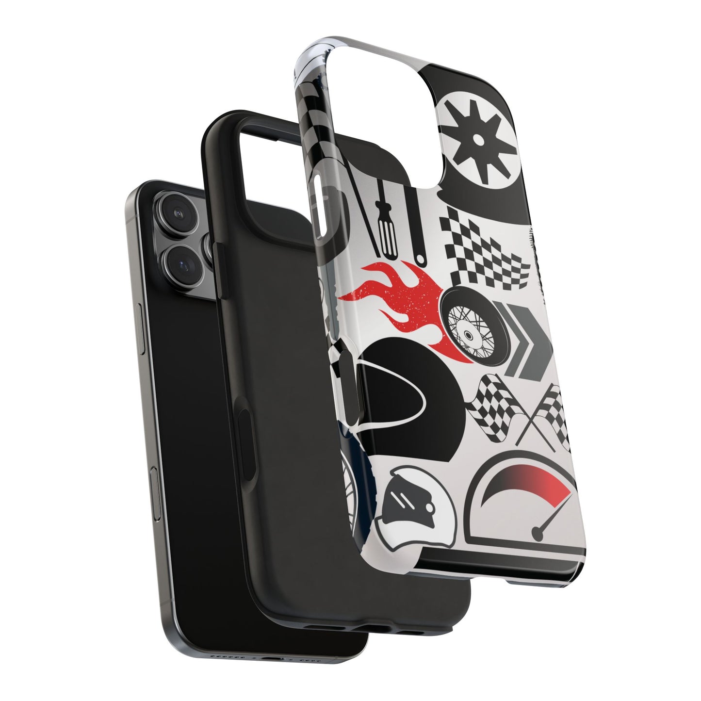 "Power Motorcycle" Tough Phone Cases, Durable Covers