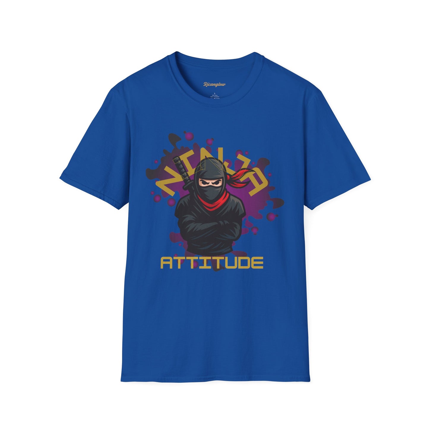 "NINJA ATTITUDE" Unisex Softstyle T-Shirt