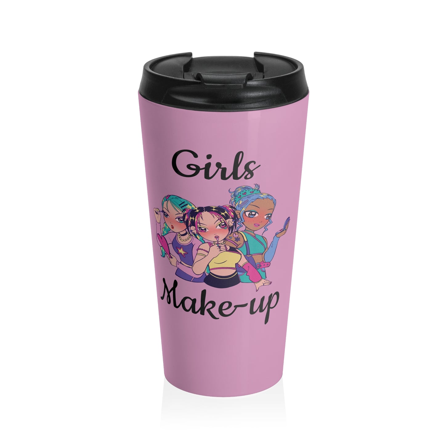 "Girls Make-up" Stainless Steel Travel Mug