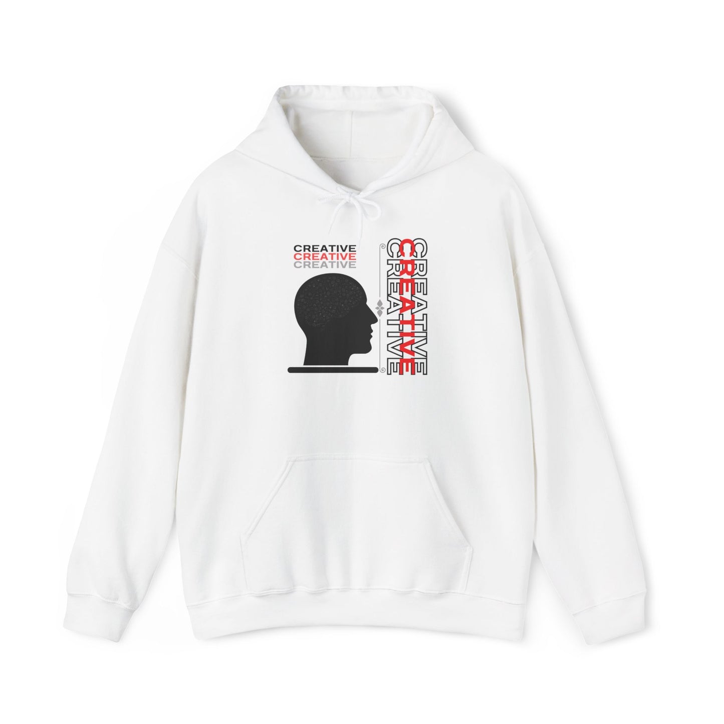 "CREATIVE" Unisex Hoodie Sweatshirt | Cozy Pullover | Everyday Wear