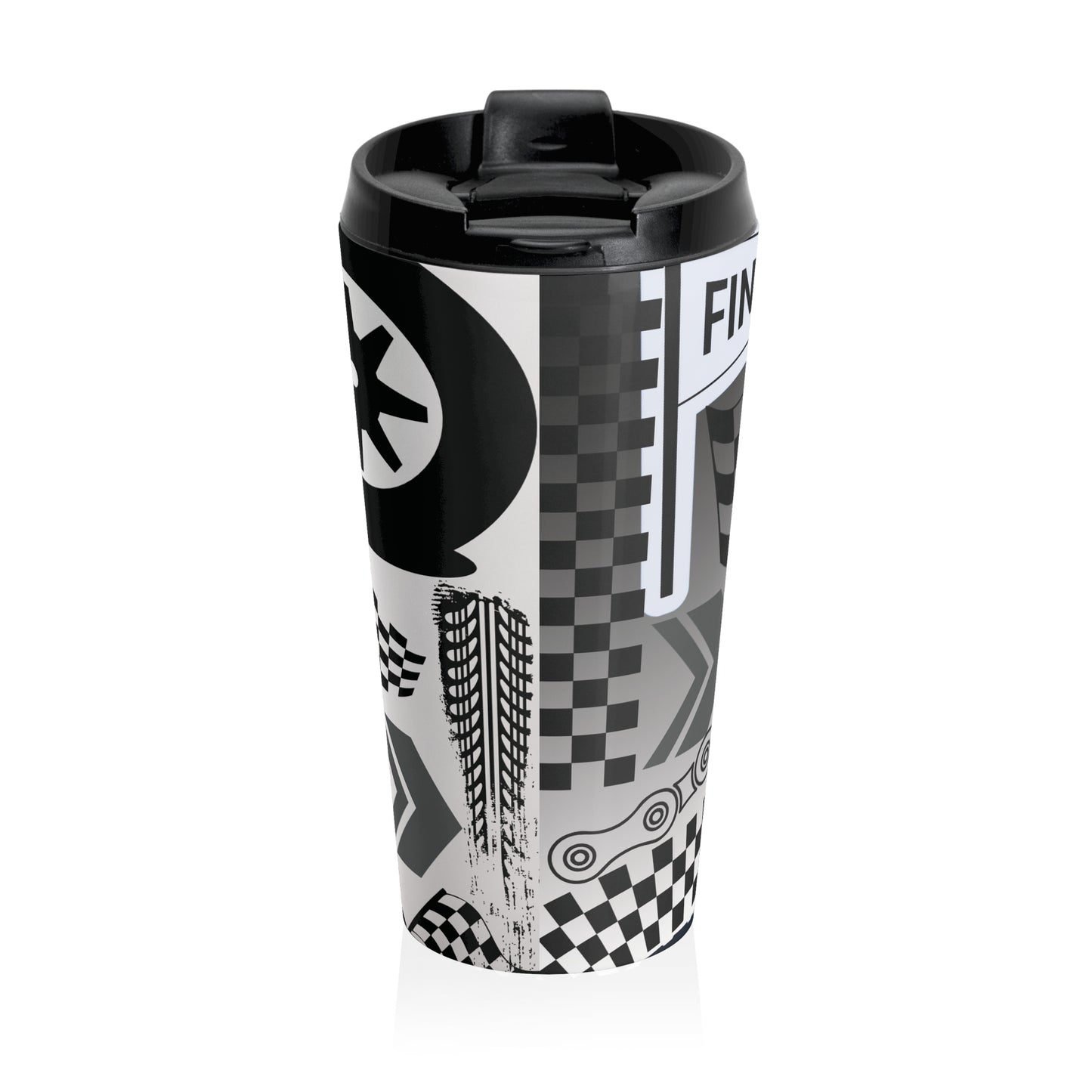 "Power Motorcycle" Stainless Steel Travel Mug