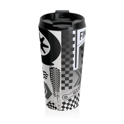 "Power Motorcycle" Stainless Steel Travel Mug