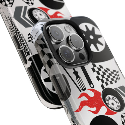 "Power Motorcycle" Tough Phone Cases, Durable Covers