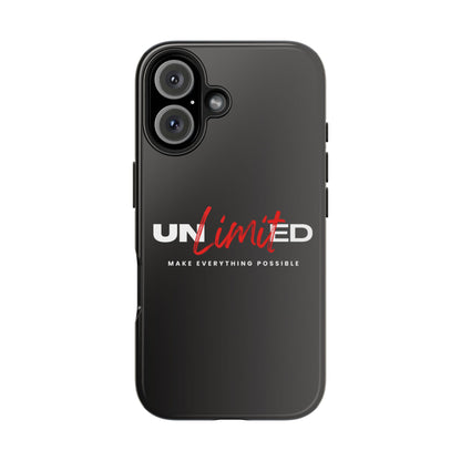 "Unlimited" though iphone Cases, Durable Phone Covers, Cellphone Cases