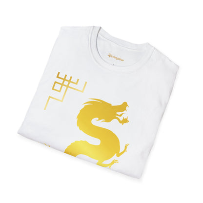 "Gold Dragon" Unisex Softstyle T-Shirt
