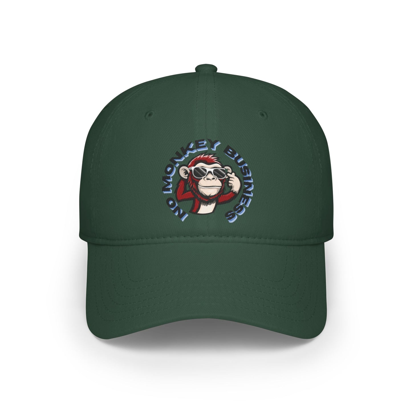 "NO MONKEY BUSINESS" Unisex (Him/Her) Baseball Cap