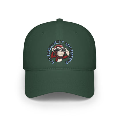 "NO MONKEY BUSINESS" Unisex (Him/Her) Baseball Cap