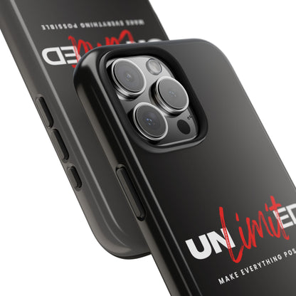 "Unlimited" though iphone Cases, Durable Phone Covers, Cellphone Cases