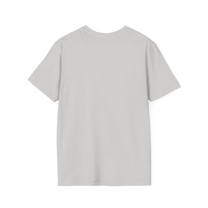 "Express yourself" Unisex Soft-style T-Shirt (Black/red)