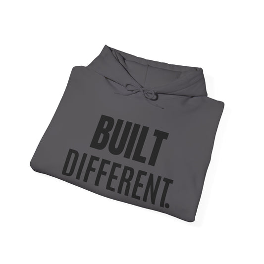 "BUILT DIFFERENT" Unisex Hoodie Sweatshirt | Cozy Pullover | Everyday Wear