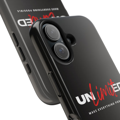 "Unlimited" though iphone Cases, Durable Phone Covers, Cellphone Cases