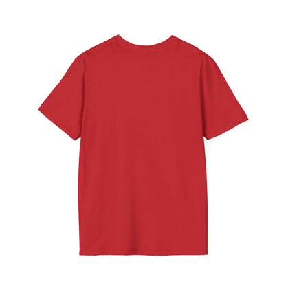 Unisex Soft-Style T-Shirt with QSJ Logo(White/black)