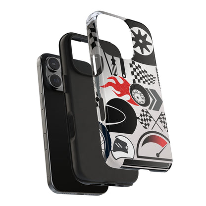 "Power Motorcycle" Tough Phone Cases, Durable Covers