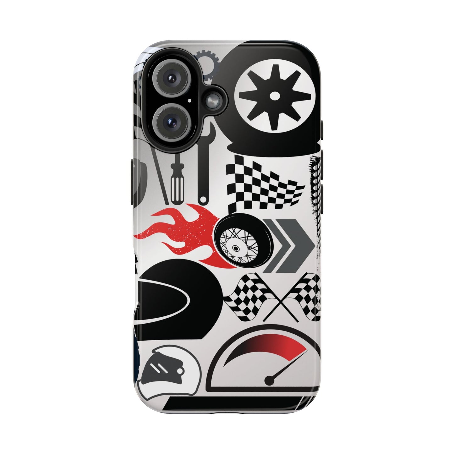 "Power Motorcycle" Tough Phone Cases, Durable Covers