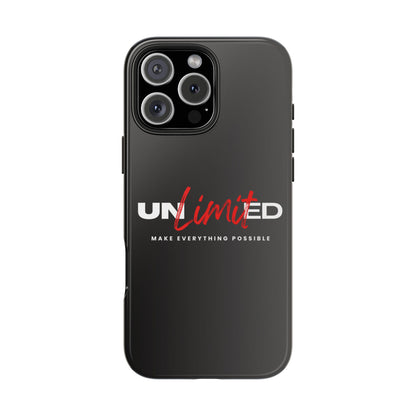 "Unlimited" though iphone Cases, Durable Phone Covers, Cellphone Cases