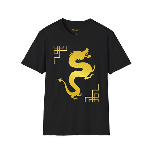 "Gold Dragon" Unisex Softstyle T-Shirt