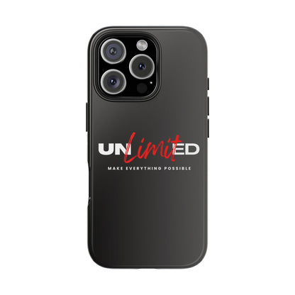 "Unlimited" though iphone Cases, Durable Phone Covers, Cellphone Cases