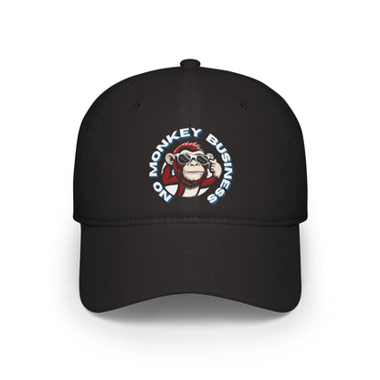 "NO MONKEY BUSINESS" Unisex (Him/Her) Baseball Cap