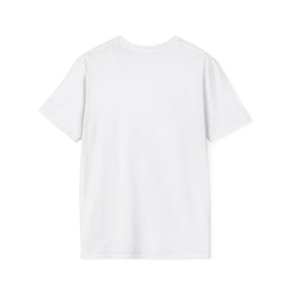 "Express yourself" Unisex Soft-style T-Shirt (Black/red)