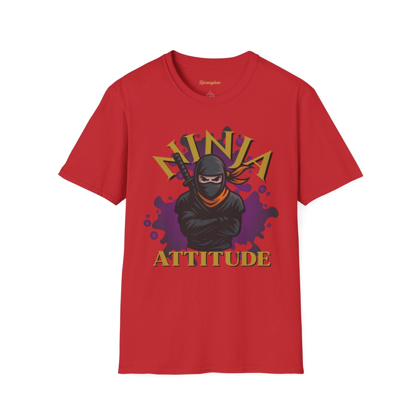 "NINJA ATTITUDE" Unisex Soft-style T-Shirt