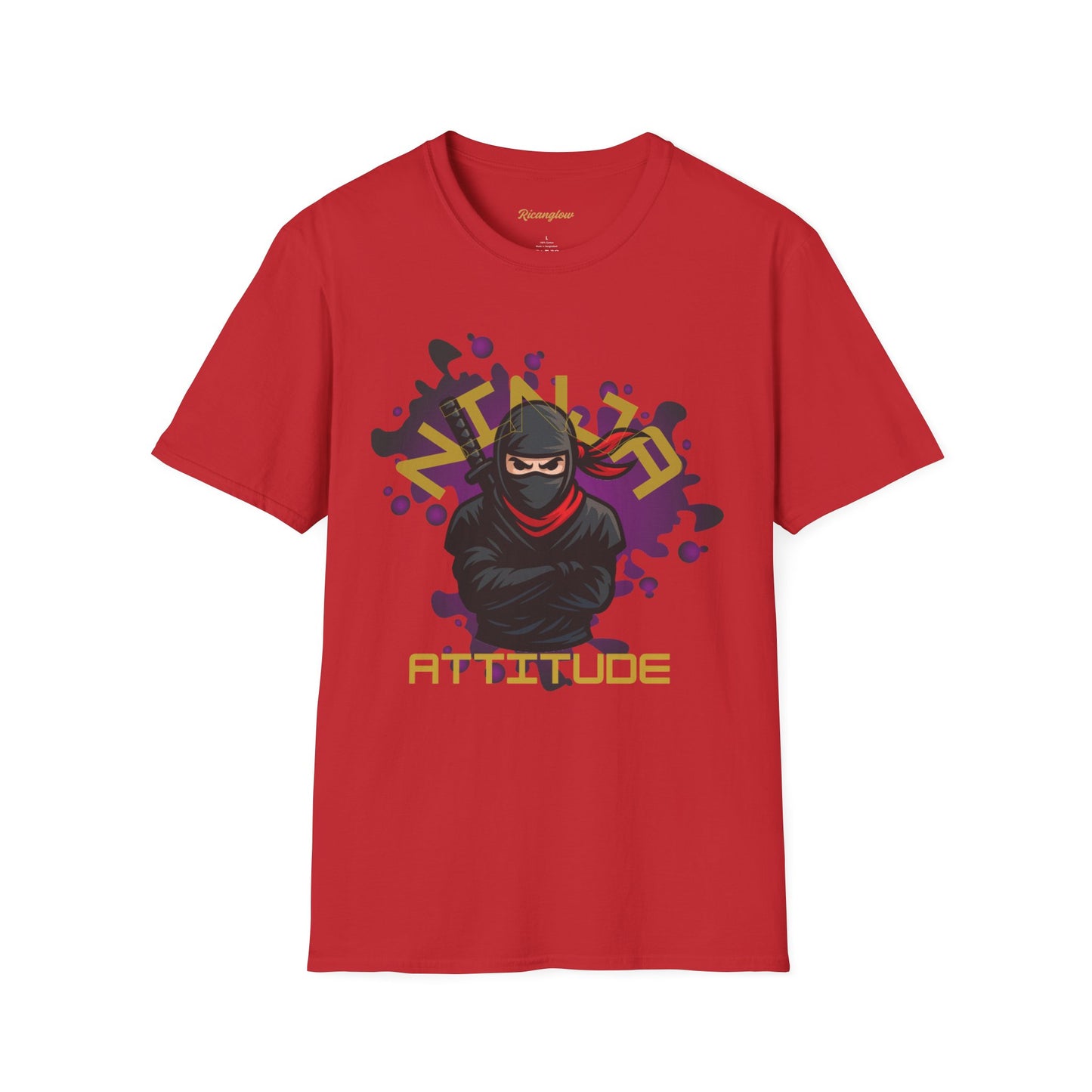 "NINJA ATTITUDE" Unisex Softstyle T-Shirt