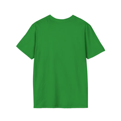 Unisex Soft-Style T-Shirt with QSJ Logo(White/black)