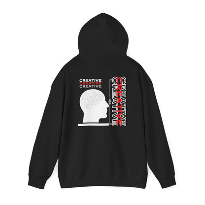 "CREATIVE" (*Back print*)Unisex Hoodie Sweatshirt | Cozy Pullover | Everyday Wear