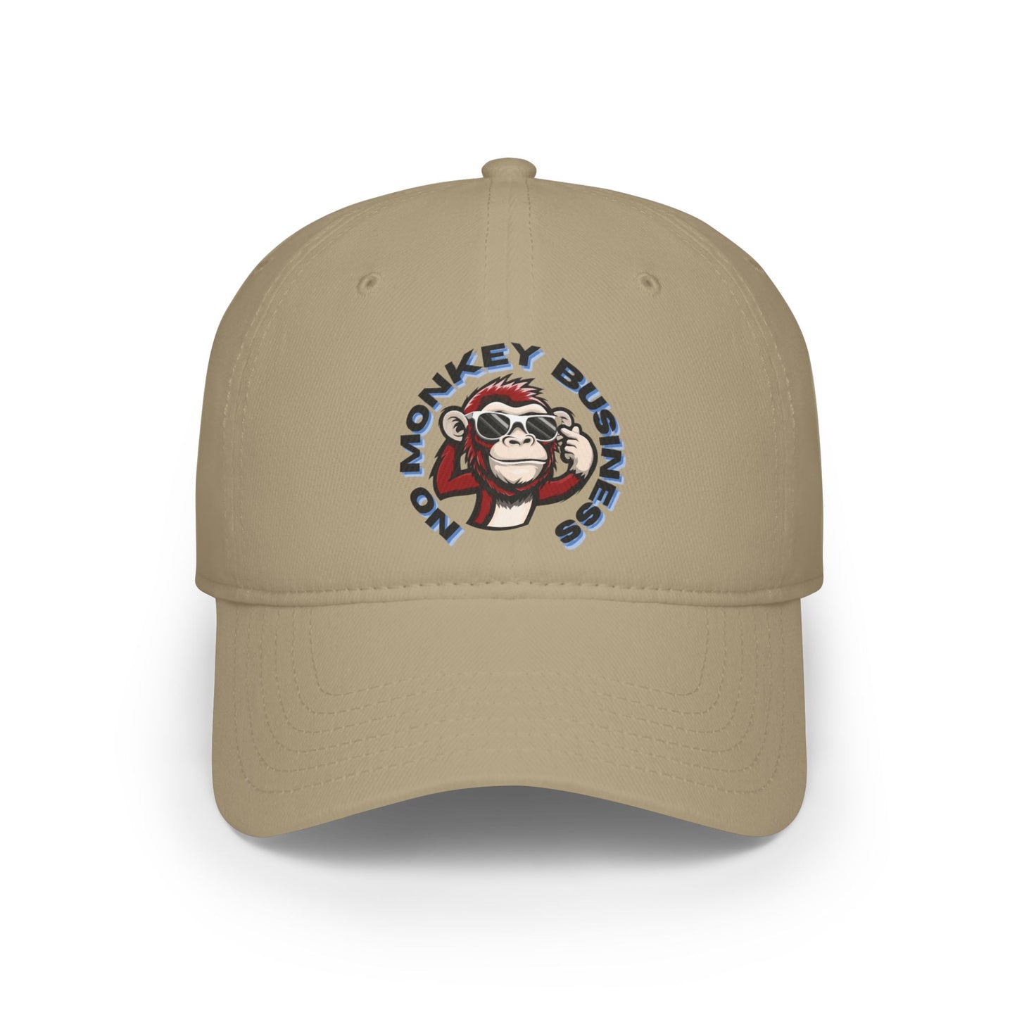 "NO MONKEY BUSINESS" Unisex (Him/Her) Baseball Cap