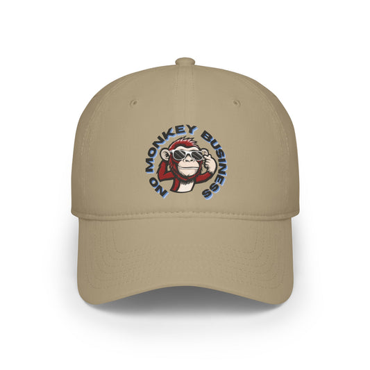 "NO MONKEY BUSINESS" Unisex (Him/Her) Baseball Cap