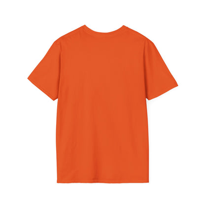 Unisex Soft-Style T-Shirt with QSJ Logo(Black/white)