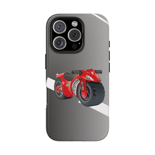 "Power Motorcycle" Tough Phone Cases, Durable Covers
