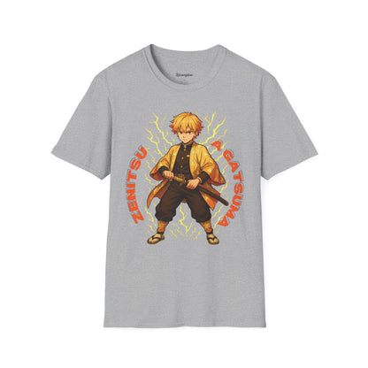 DEMON SLAYER(Zenitsu Agatsuma) Unisex Soft-style T-Shirt