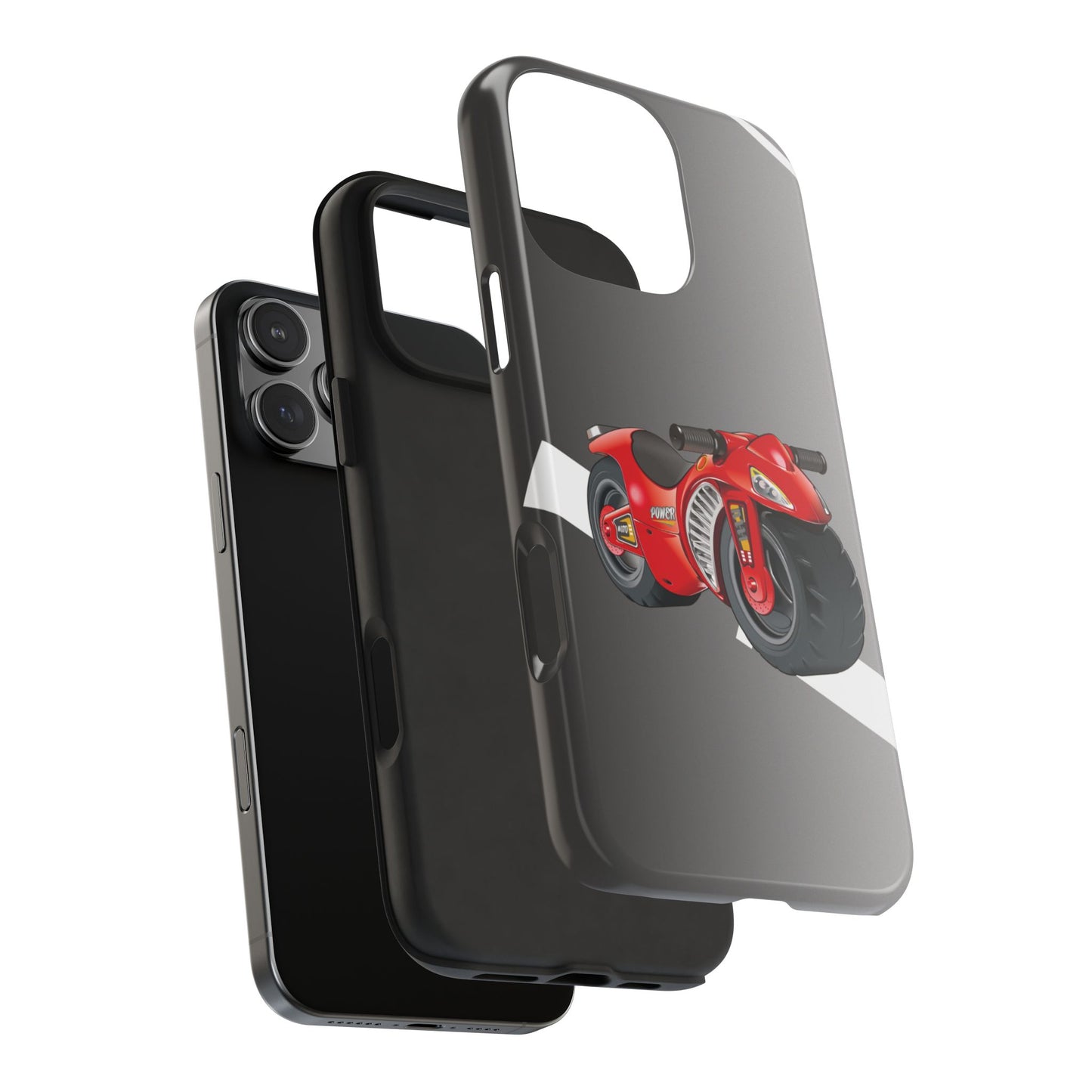 "Power Motorcycle" Tough Phone Cases, Durable Covers