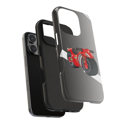 "Power Motorcycle" Tough Phone Cases, Durable Covers