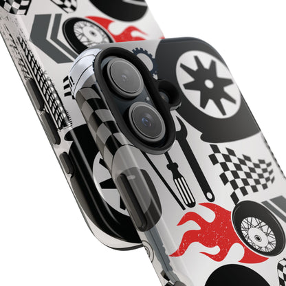 "Power Motorcycle" Tough Phone Cases, Durable Covers
