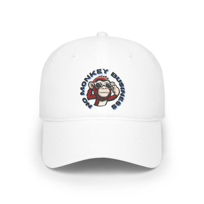 "NO MONKEY BUSINESS" Unisex (Him/Her) Baseball Cap