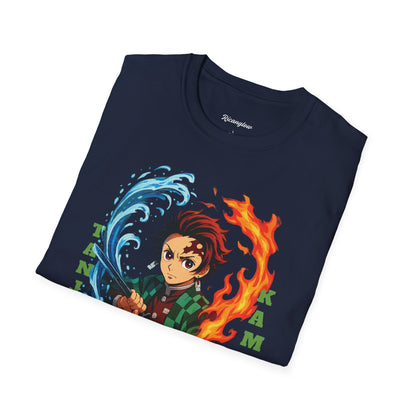 "DEMON SLAYER"(Tanjiro Kamado) Unisex Soft-style T-Shirt